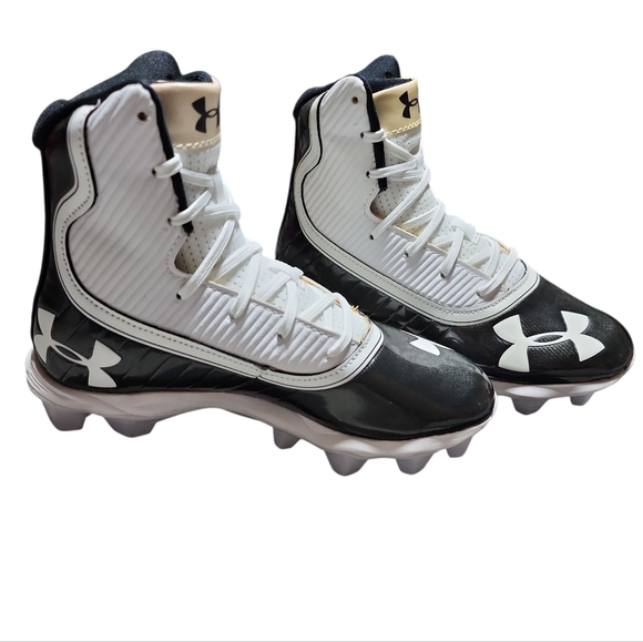 Under Armour Boys Highlight‎ Rm Jr. Cleats New In Box Size 3.5Y - Picture 1 of 6